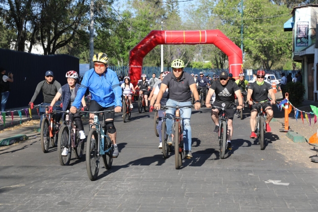 SSP lleva a cabo Rodando la bici con tu Guardia Civil en Morelia 