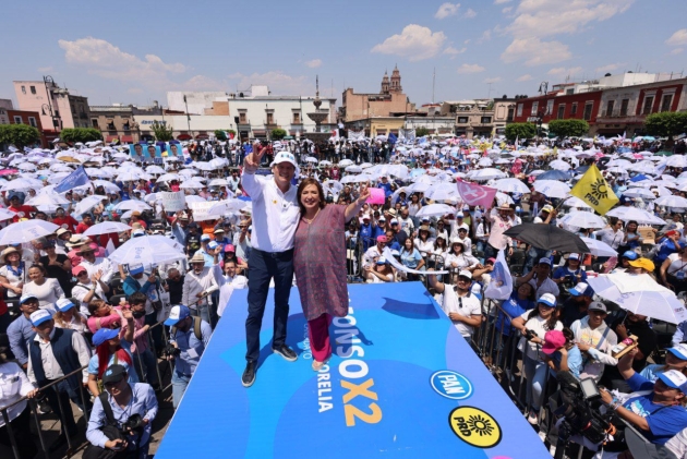 Arranque de Campaña de Alfonso Martínez Alcázar reúne a más de 15 mil personas en Morelia  