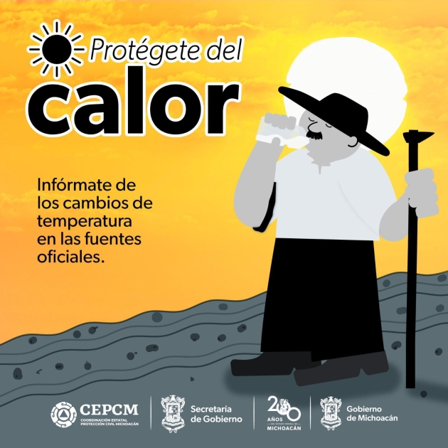 Ante onda de calor, recomienda  PC extremar precauciones 