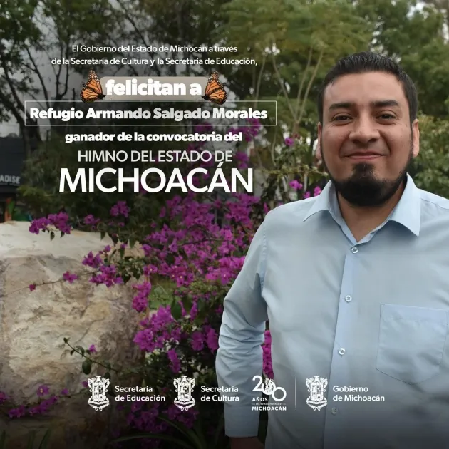 Armando Salgado, el maestro que desde el aula creó el Himno de Michoacán 