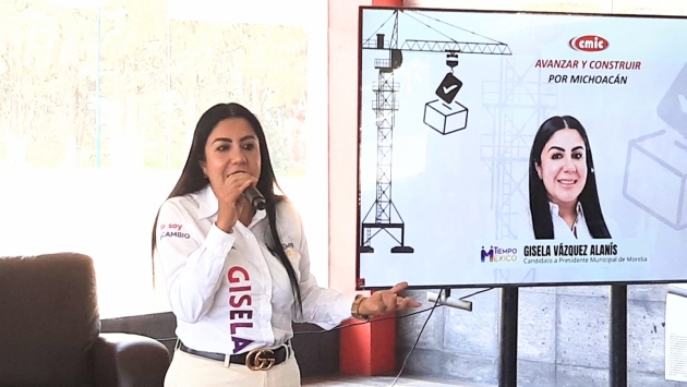 Garantizados 3mmdp en obras para constructores michocanos: Gisela Vázquez 