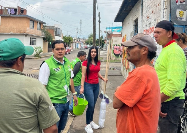 Partido Verde Morelia brinda apoyo a ciudadanos afectados por las lluvias 