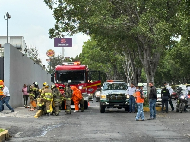 Atiende PC fuga de ácido clorhídrico en Morelia Michoacán  