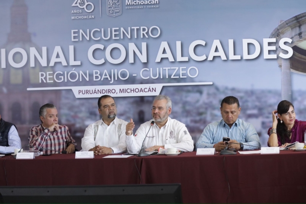 Ramírez Bedolla reitera apoyo a municipios para desarrollar obras y acciones 