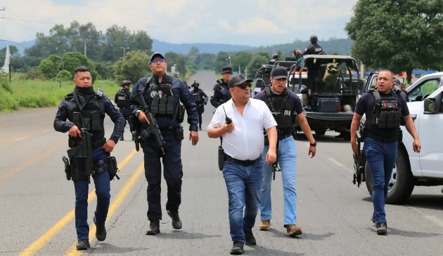 SSP y Autogobiernos Refuerzan Operatividad en Regiones de Uruapan y Zamora Michoacán 