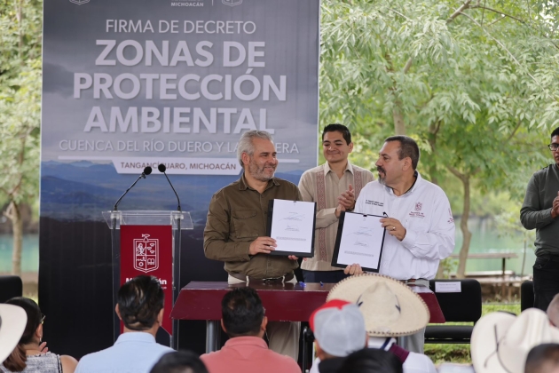 En gobierno de Ramírez Bedolla, decretadas más de 146 mil hectáreas como Áreas Naturales Protegidas 