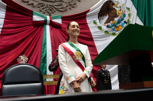 Hoy llegamos las mujeres a conducir los destinos de nuestra hermosa nación: presidenta Claudia Sheinbaum