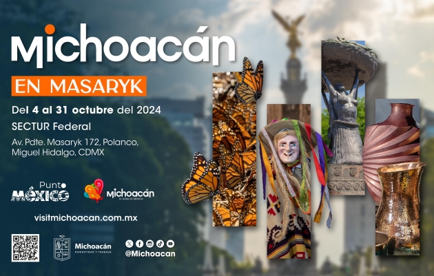 Michoacán llega a CDMX para Presumir Riqueza Turística 