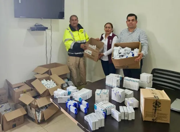 SSM Envía insumos médicos a Huetamo y San Lucas para atender a población afectada por John 