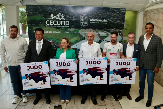 Por primera vez Michoacán será sede del Torneo Nacional de Judo 2024 