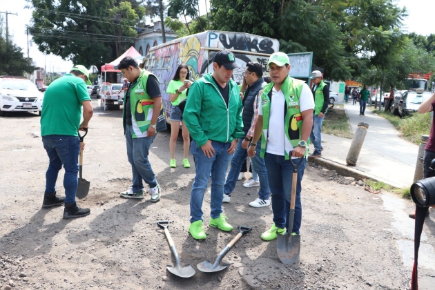 PVEM arranca acciones de bacheo en el Municipio de Morelia  