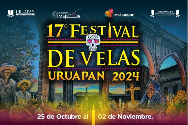 Más de 17 mil luces iluminarán el Festival de las Velas de Uruapan 