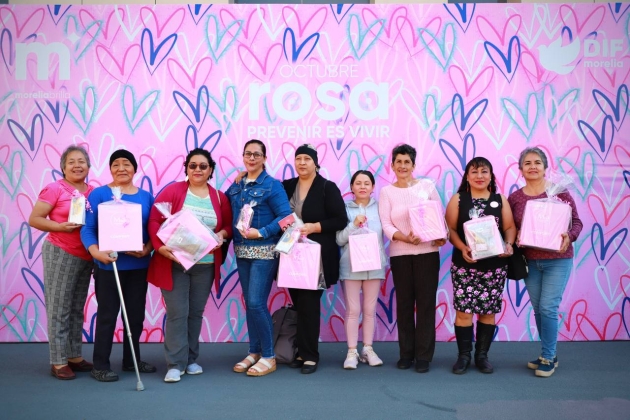 DIF Morelia entrega 194 apoyos gratuitos para Mujeres que enfrentan Cáncer de Mama 