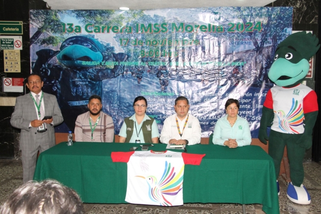 Invita IMSS Michoacán a participar en carrera institucional 2024 