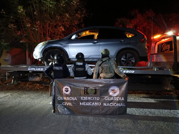 Agentes de seguridad decomisan armas y droga en Tepalcatepec: SSP 