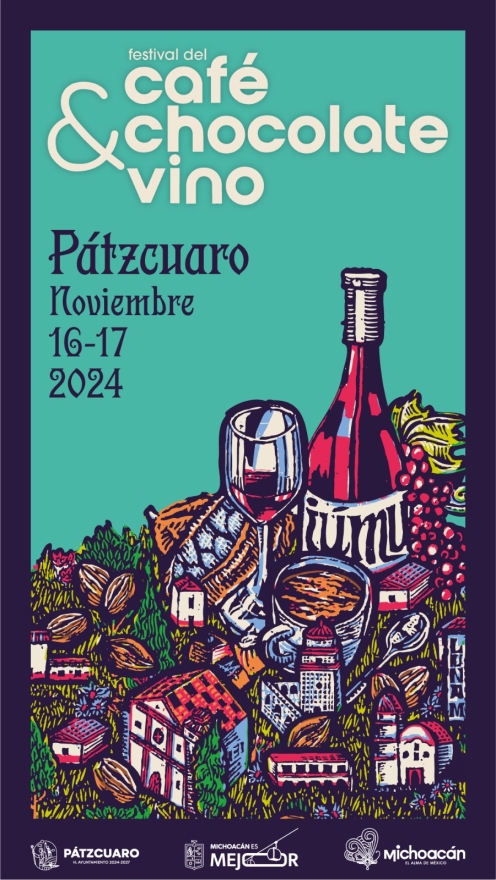 Pátzcuaro reunirá a 100 expositores para el Festival del Café, Chocolate y Vino 