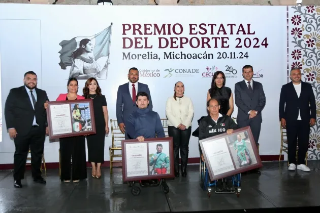 Entrega Cecufid Premio Estatal del Deporte 2024 a Óscar Vargas y Arturo Menchaca 