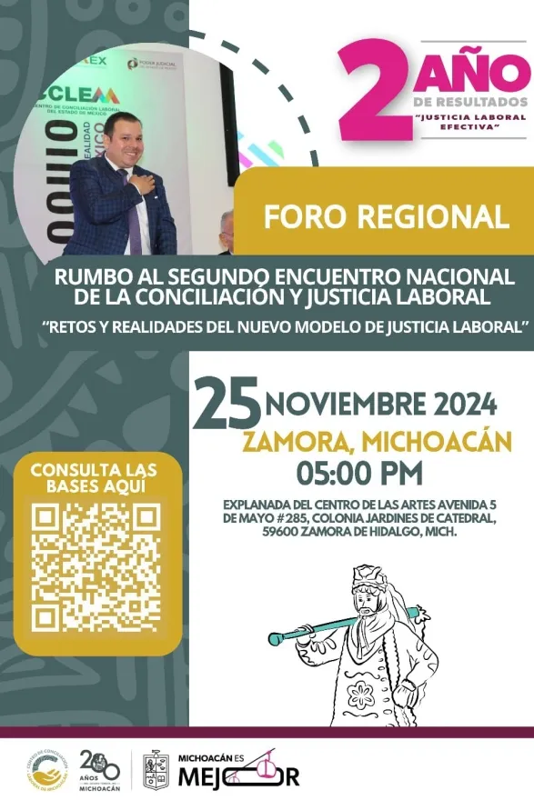 Trabajadores y empleadores de Zamora conocerán los beneficios de la justicia laboral 