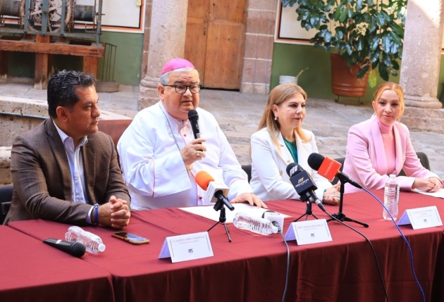 Gobierno Municipal  y La Arquidiócesis de Morelia anuncian Posada Monumental 