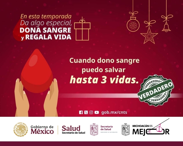 Dona sangre y salva una vida; SSM se suma a campaña nacional 