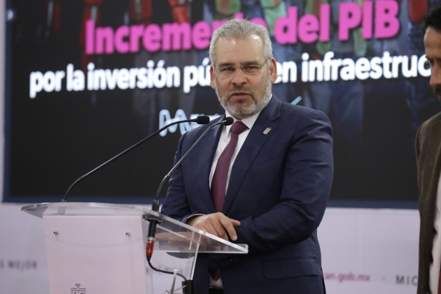 Ejercidos 18 mil 800 mdp en infraestructura en 3 años: Ramírez Bedolla 