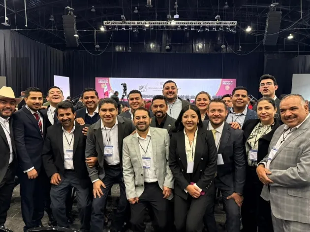 Presidentes municipales del PRDM acuden a encuentro con Presidenta de México  
