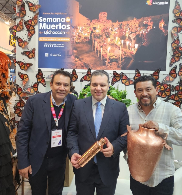 Michoacán Cautiva en el último día de la Fitur 2025 de España: Roberto Monroy  
