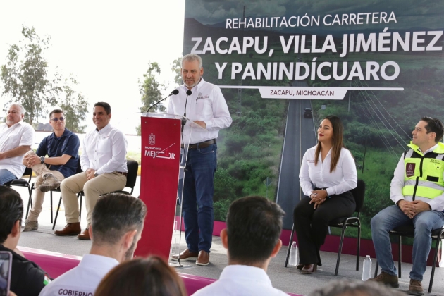 Invertidos casi 6 mil mdp en 22 proyectos carreteros multianuales de Michoacán: Ramírez Bedolla 