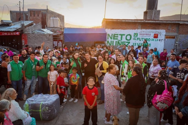 Continúa Ernesto Núñez recorridos en Morelia, cumpliendo compromisos de campaña 