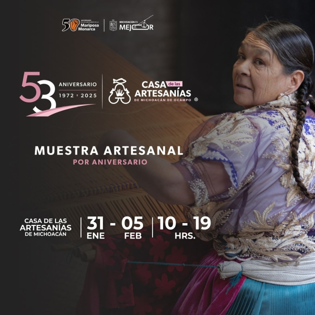 Adquiere las mejores artesanías michoacanas en esta muestra de la Casart 