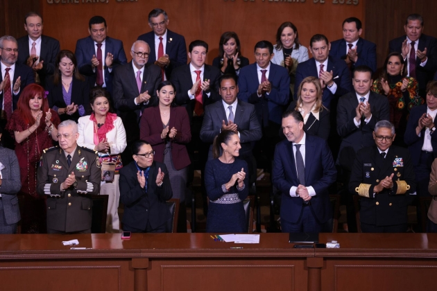 Claudia Sheinbaum Encabeza la Conmemoración del 108 Aniversario de la Constitución de 1917