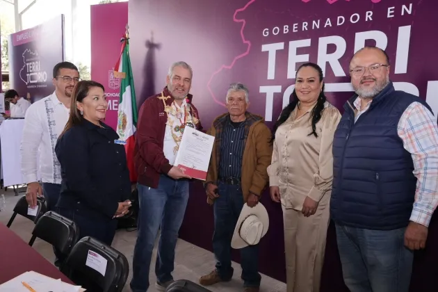 En Quiroga, Bedolla impulsa el desarrollo con participación ciudadana 