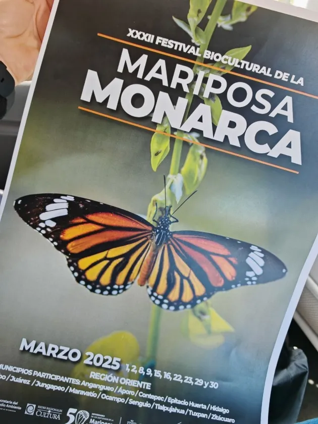 Anuncian 32 Festival Biocultural de la Mariposa Monarca 