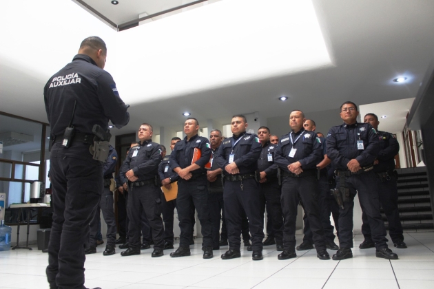 Liderazgo y eficiencia, claves del curso para Policía Auxiliar de Michoacán 