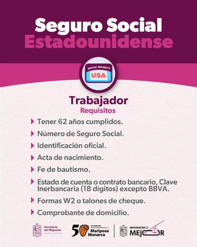 Semigrante ayuda a michoacanos a tramitar pensión vitalicia estadounidense 