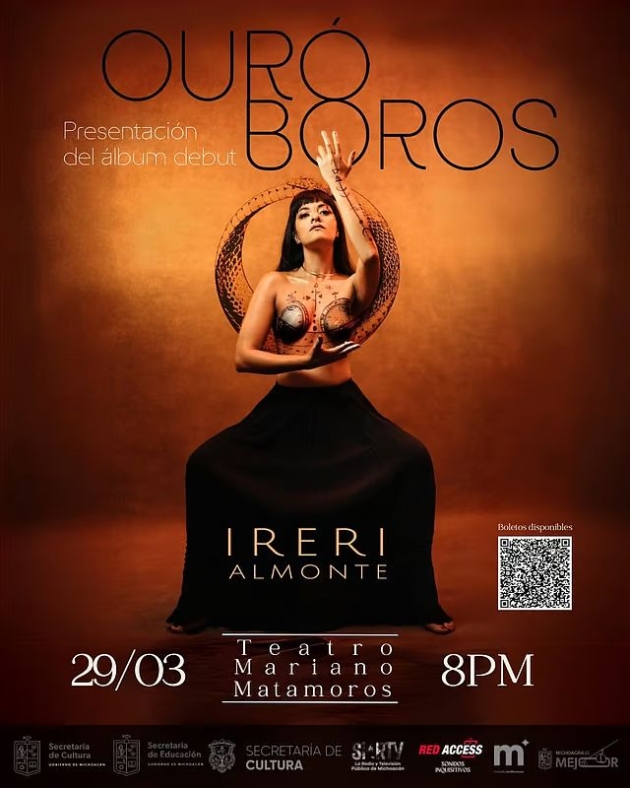 "Ouróboros" de Ireri Almonte presenta su Álbum Debut en el Matamoros 