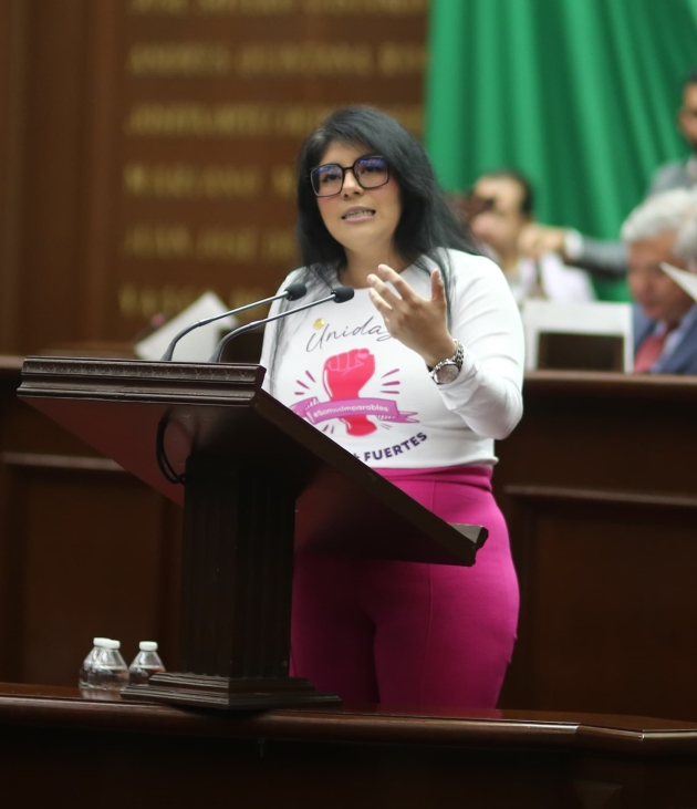 Alza la voz Vanhe Caratachea en el Congreso del Estado por la dignidad de las mujeres 