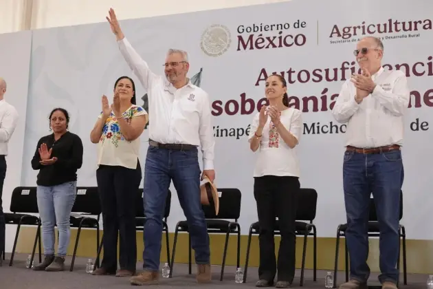 Celebra Ramírez Bedolla arranque en Michoacán de programa Cosechando  Soberanía encabezado por la Presidenta Sheinbaum 