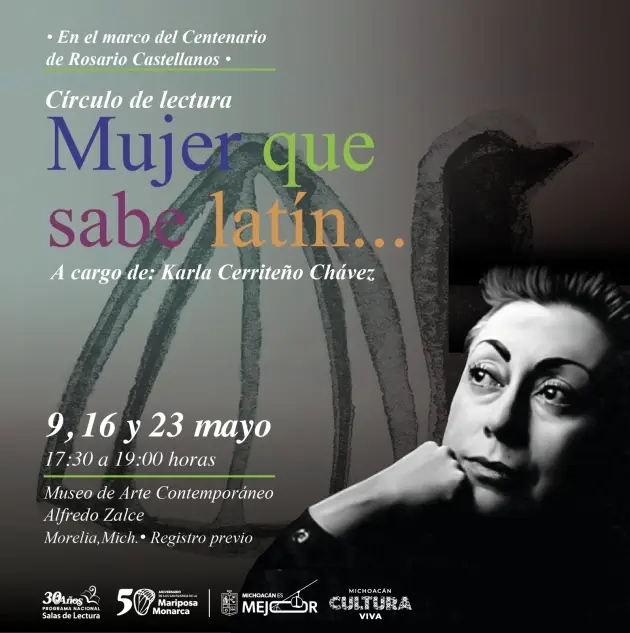 Celebran centenario de Rosario Castellanos con círculo de lectura en MACAZ 