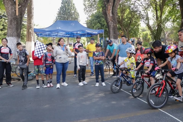 Se Impulsa Quiroga el deporte desde la infancia con exitosa Primera Carrera Ciclista Infantil 