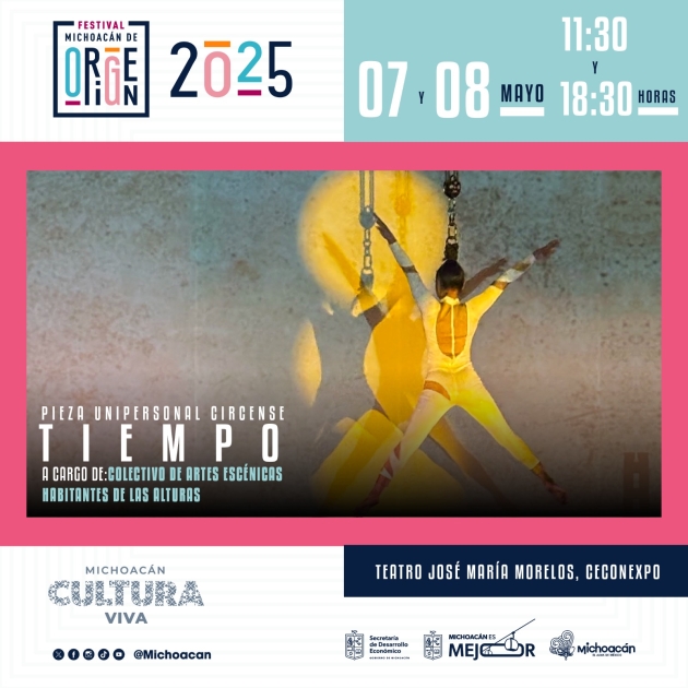 Llegan el circo contemporáneo y el clow al Festival Michoacán de Origen 
