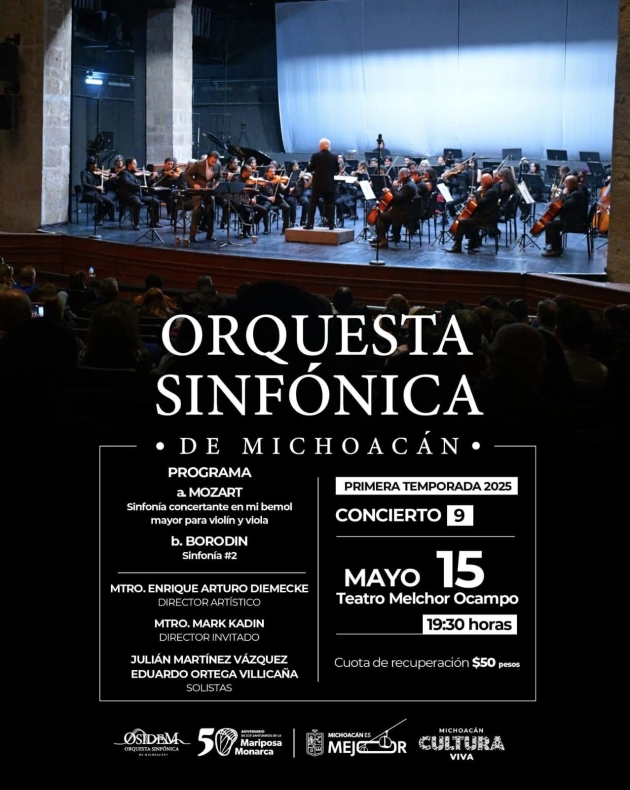 Presenta Osidem concierto magistral dirigido por Mark Kadin 