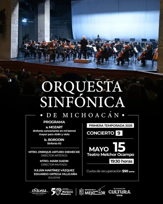 Presenta Osidem concierto magistral dirigido por Mark Kadin 