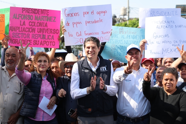 Alfonso Martínez arranca programa de suministro de agua en pipas para el Municipio de Morelia 