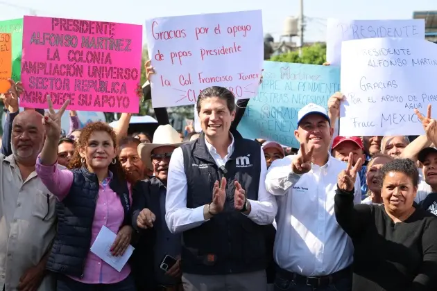 Alfonso Martínez arranca programa de suministro de agua en pipas para el Municipio de Morelia 