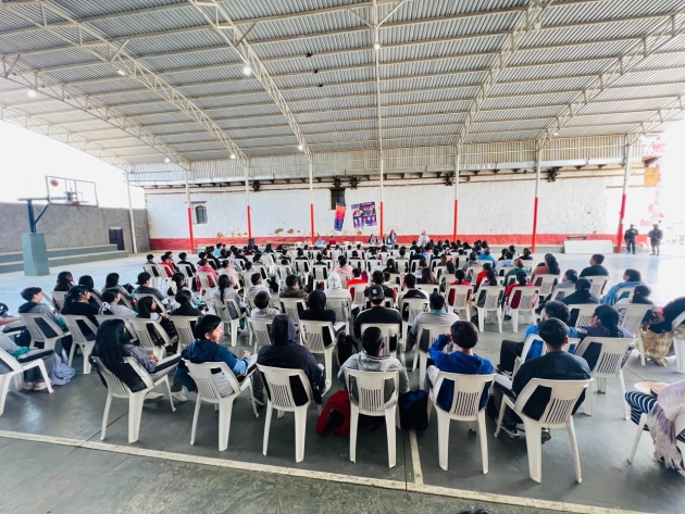 Promueve CJIM Zamora prevención de la violencia ante comunidad estudiantil indígena de Cheranatzicur 