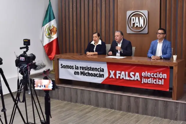 Morena busca endilgar el fraude de elección judicial a órganos electorales: PAN en Michoacán  