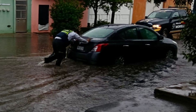 Despliega gobierno de Morelia operativo por Intensa Lluvia 