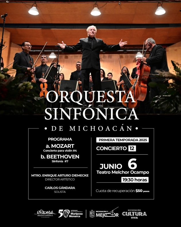 OSIDEM invita a una velada CLASICA  sinfónica inolvidable 