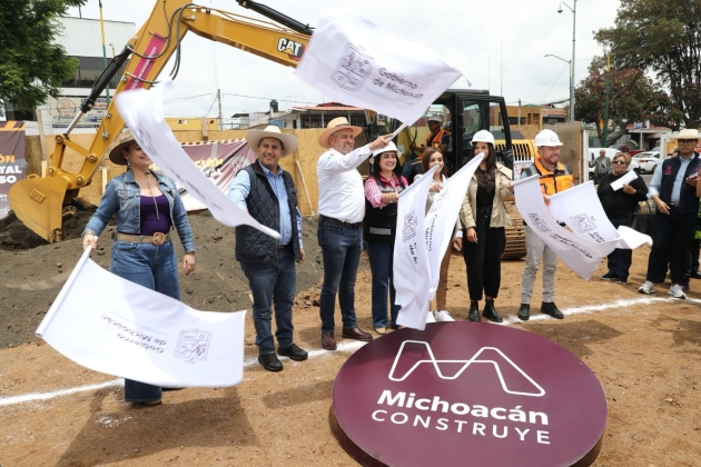 Arranca Ramírez Bedolla construcción del DIF Uruapan con inversión estatal 